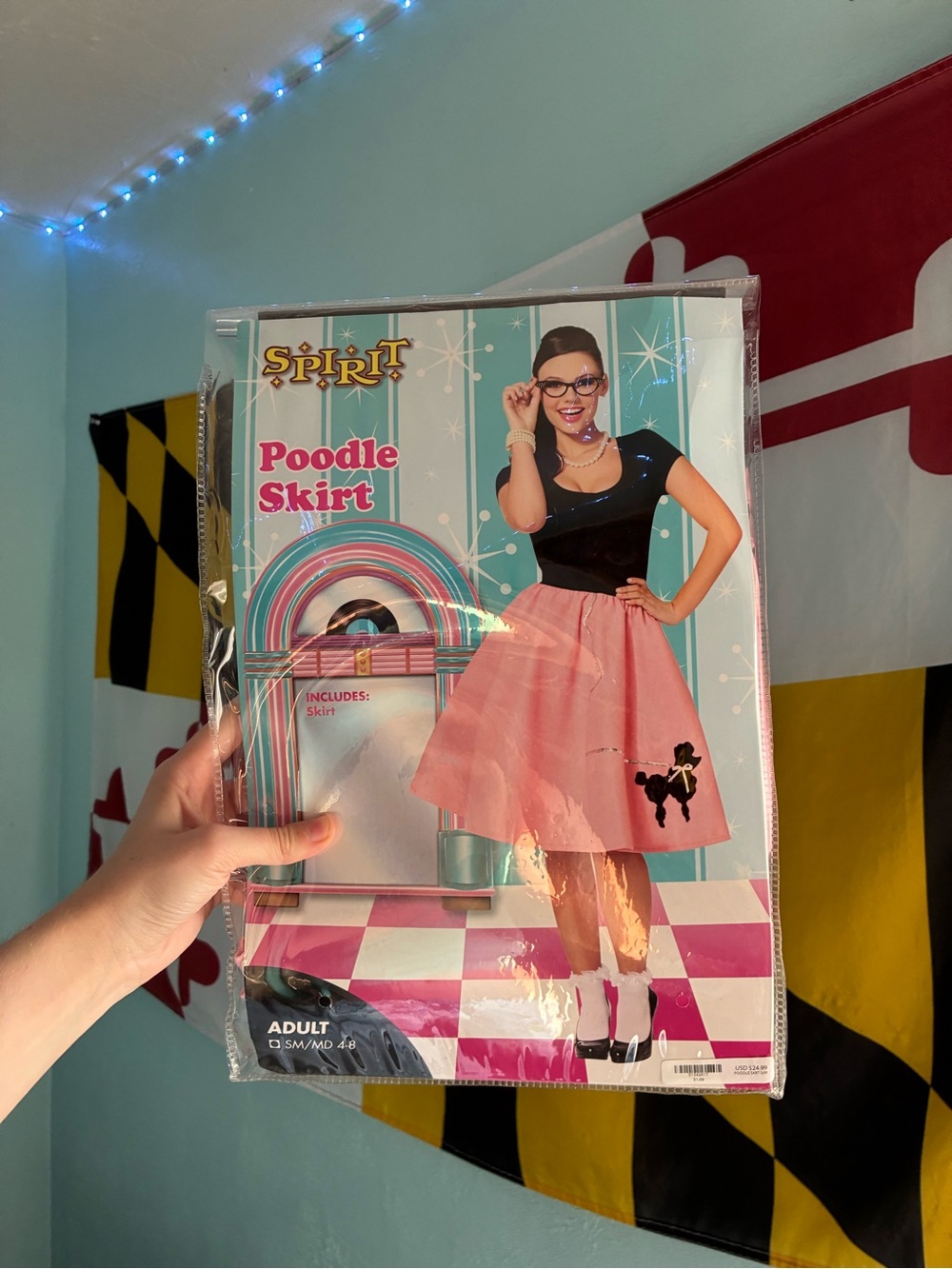 Spirit Pink Poodle Skirt Costume
